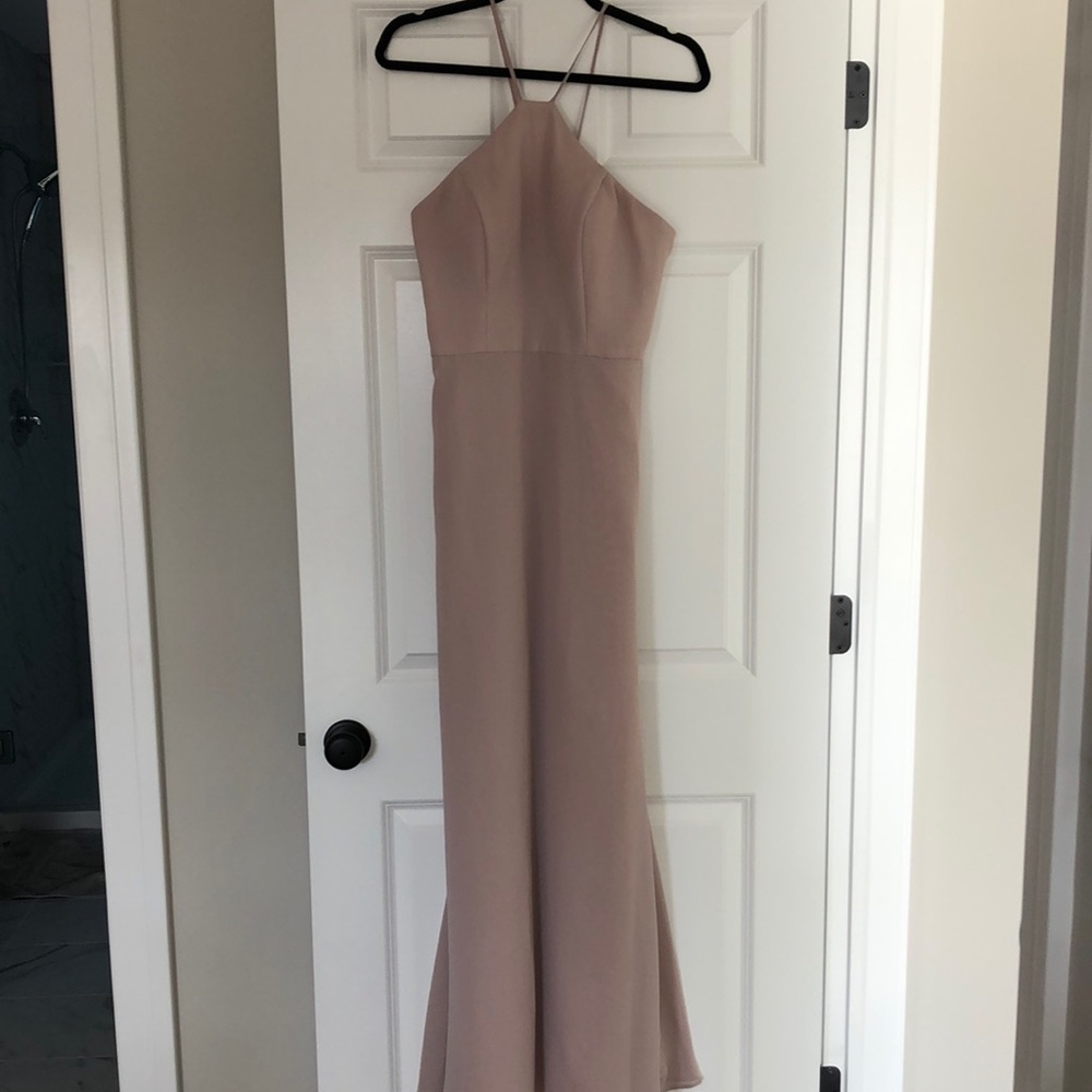 Hayley Paige Occasions Dress- Blush Color